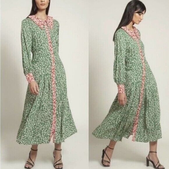 NWOT Fresha London Lia Midi Dress - Picture 1 of 10